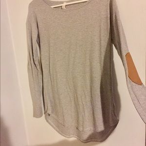 Grey tunic with elbow patches!